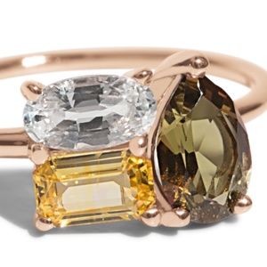 Bario Neal Sapphire with Andalusite Ring